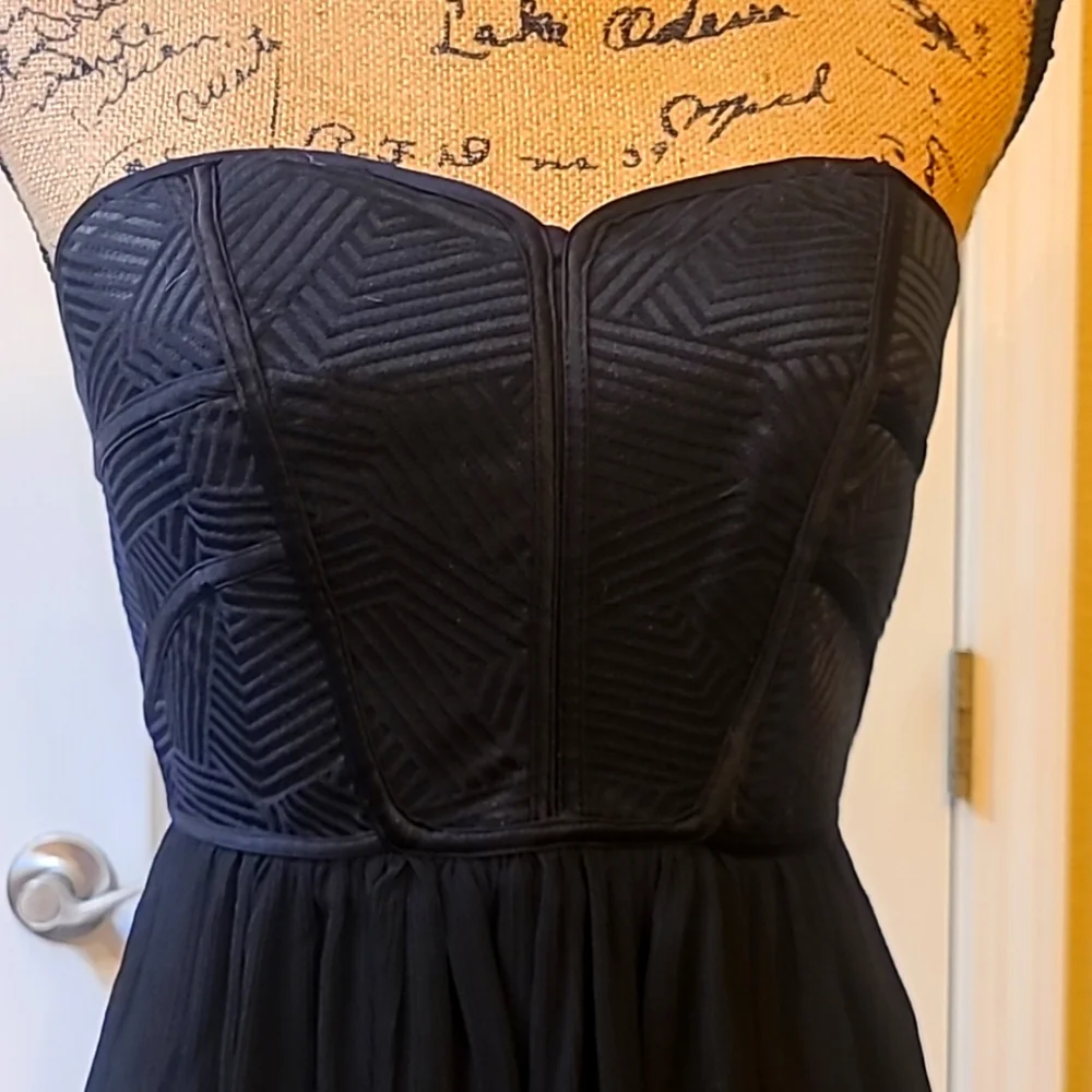 MaxandCleo Black Strapless Dress - Picture 2 of 6